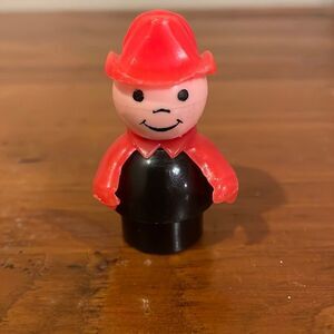 Vintage Fisher Price Little People Firefighter